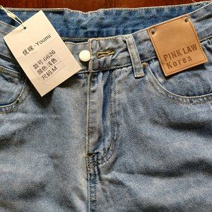 Levi Strauss Korea Women‘s Size M Ankle Baggy Jeans New